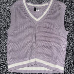 H&M purple vest
